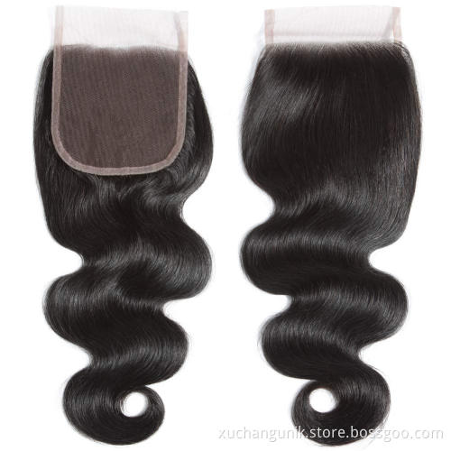 Uniky Peruvian Hair Straight Hair Bundles with Closure Remy Human Hair Weave Bundles With Closure Natural Color